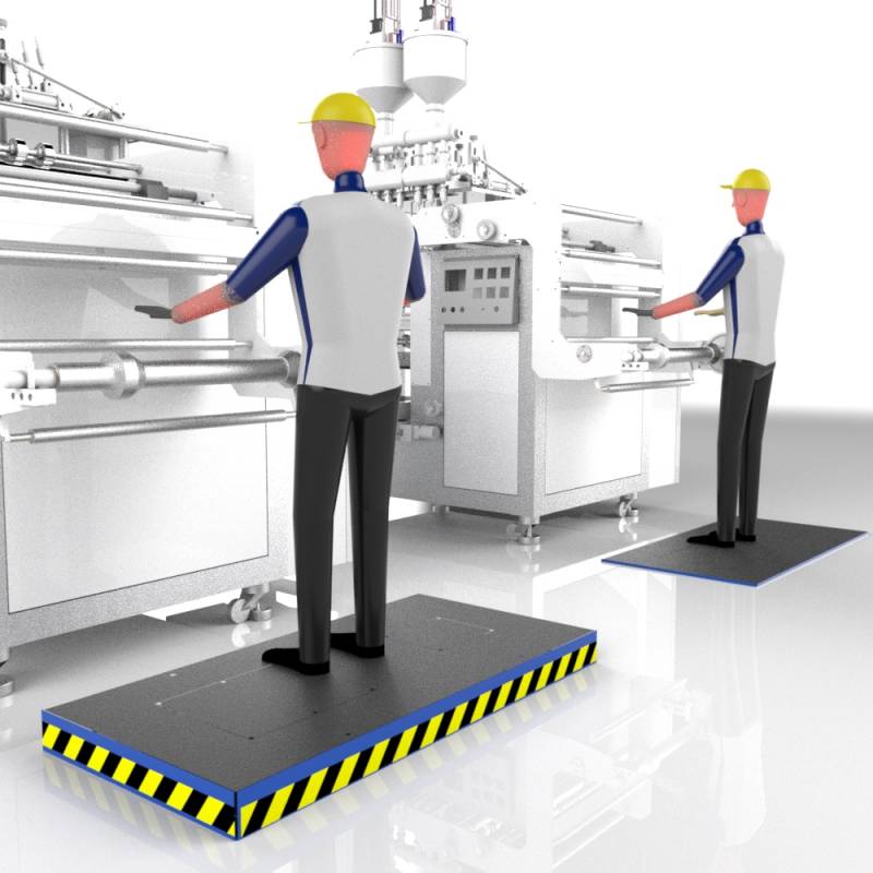 Plateforme ergonomique réglable pour opérateur TPO 020