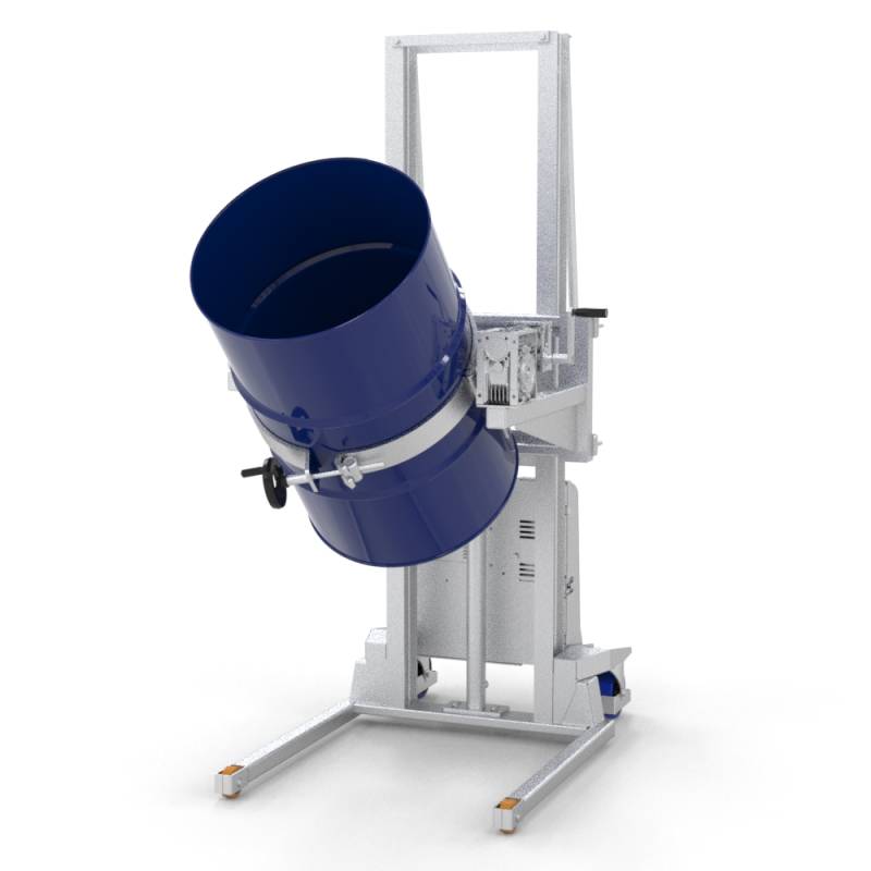 Soluzioni speciali per questo settore Alfa 12V GF-F Inox - Stoccatore con girafusti frontale per svuotamento fusti