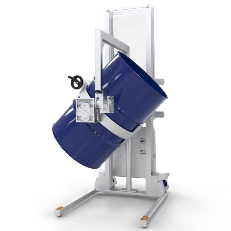 Soluzioni speciali per questo settore Alfa 12V GF-L Inox - Stoccatore con girafusti laterale per svuotamento fusti