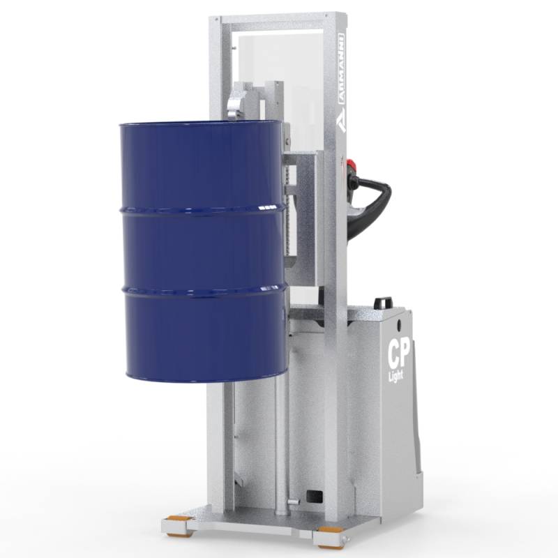 Soluzioni speciali per questo settore CP Light PPF Inox - Stoccatore con pinza prendi fusto