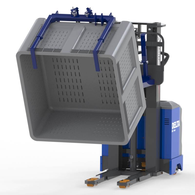 Chariots avec èquipement pour le basculement des caissons Delta E RCF