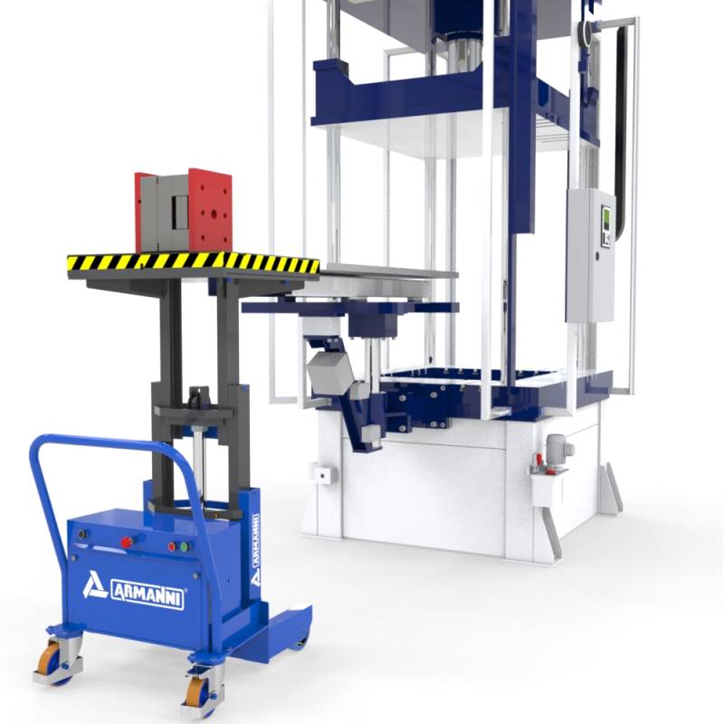 Soluzioni speciali per questo settore Gamma 800 12V - Tavola per movimentazione stampi