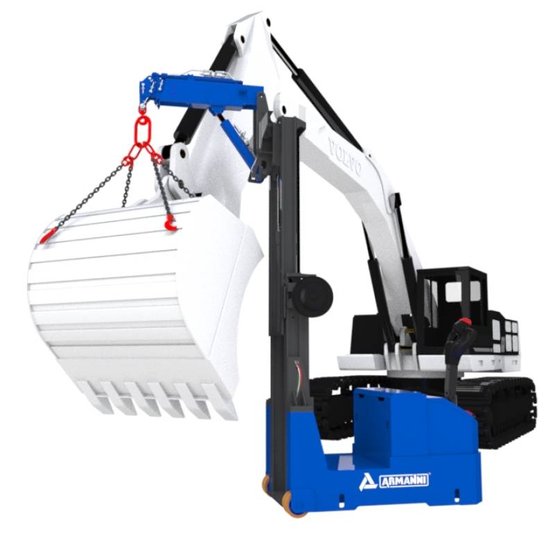 Soluzioni speciali per questo settore GE 750 - Gru elettrica per manutenzione mezzi pesanti