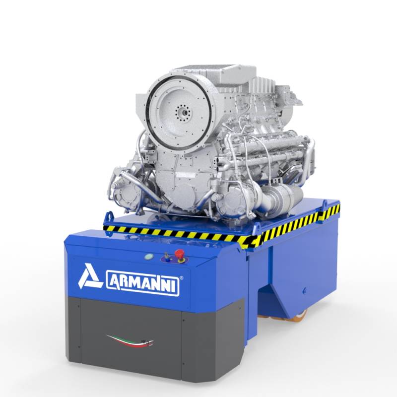 Transpallet e trasportatori a pianale per settore automotive PMO AC-evo - piattaforma mobile ad alta portata senza timone