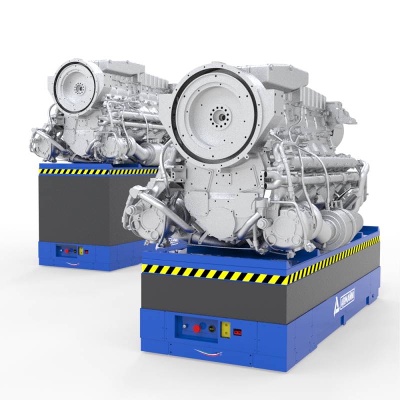 Soluzioni speciali per questo settore PMO Lift AC-evo - piattaforma mobile con sollevamento per automotive