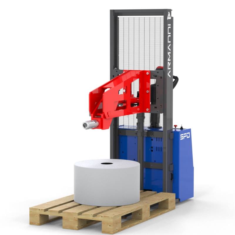 Carrelli con manipolatore interno per bobine SPD - Mandrel