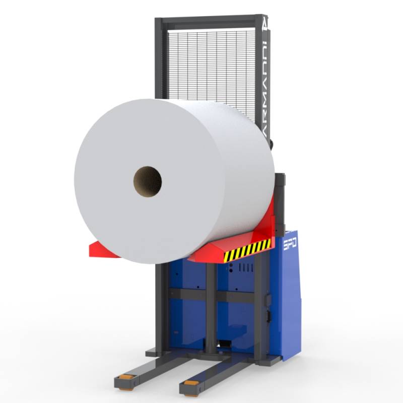 Carrelli con forche sagomate per bobine SPD PB