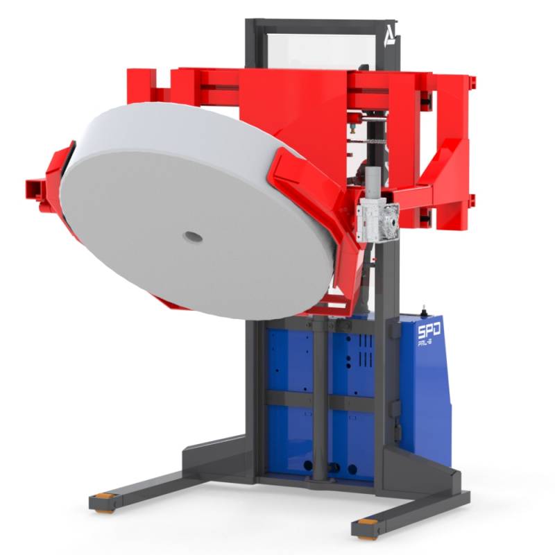 Carrelli con pinza a rotazione frontale per bobine SPD PRF-B