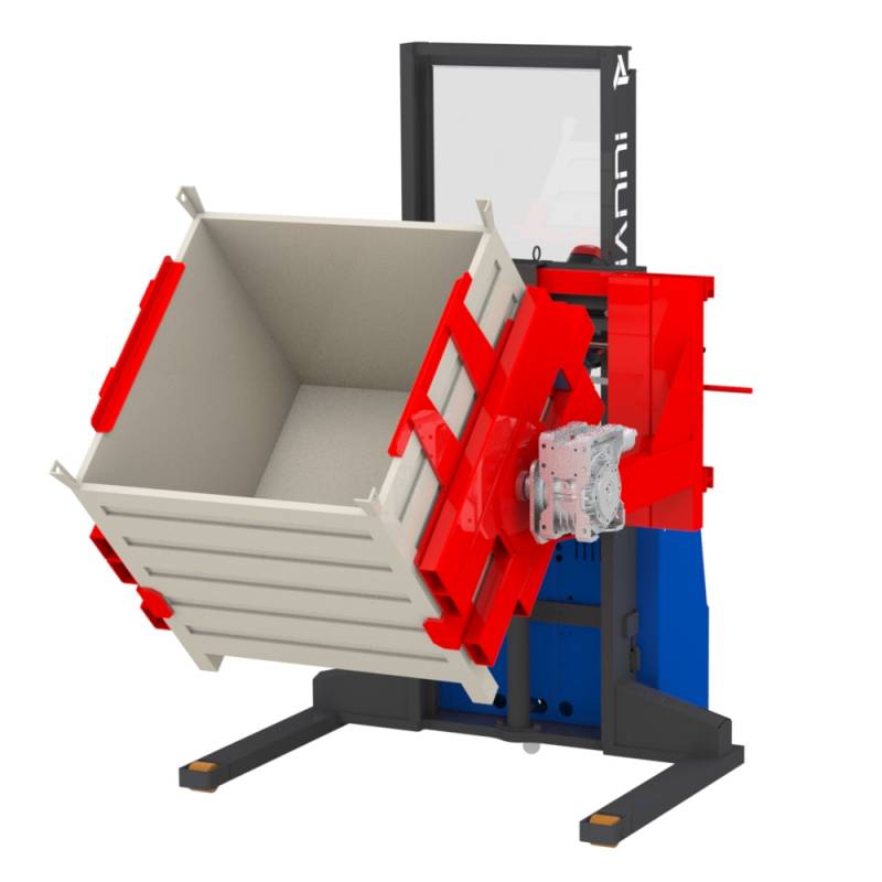 Lift trucks with bin tipping clamps SPD PRF - C
