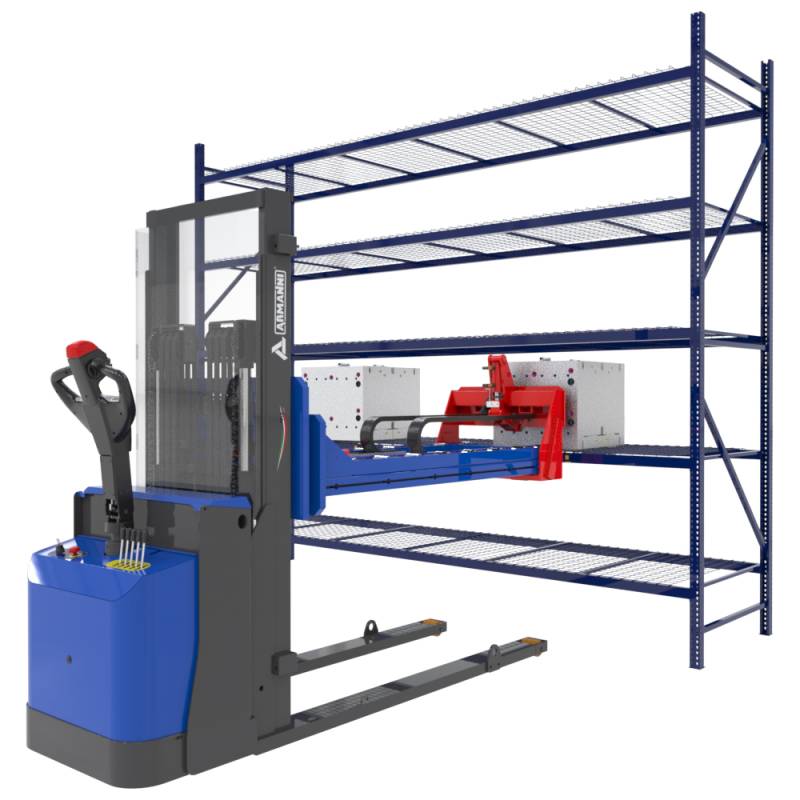 Soluzioni speciali per questo settore Max AC-evo Speciale - Stoccatore full electric per stampi