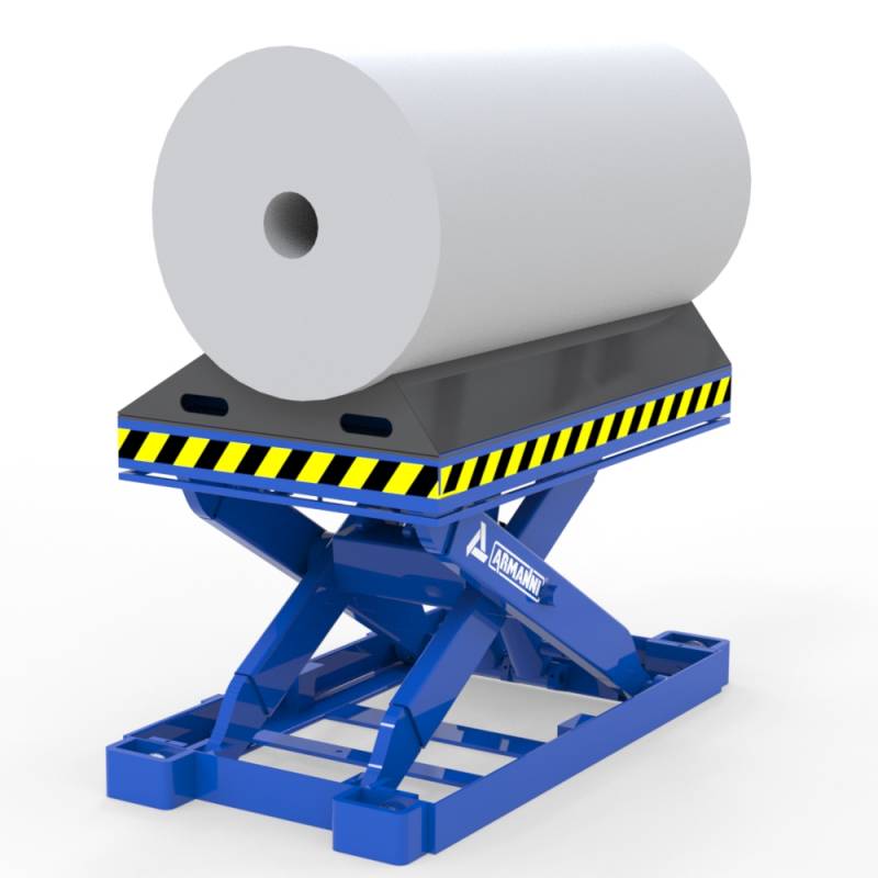 Hubtische für die Rollenhandhabung TE per bobine