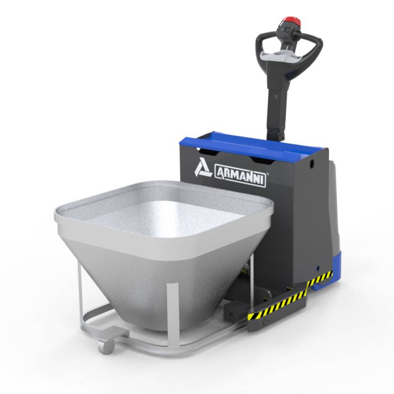 Trainatori industriali per cementifici TPT AC-evo per benne per calcestruzzo